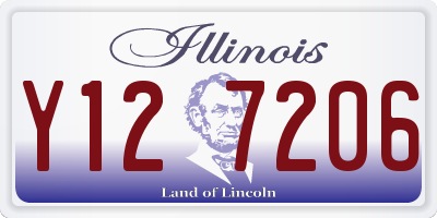 IL license plate Y127206