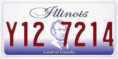 IL license plate Y127214