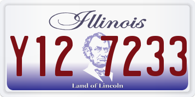 IL license plate Y127233