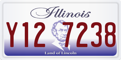 IL license plate Y127238