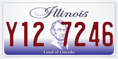 IL license plate Y127246