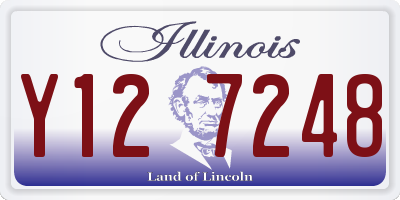 IL license plate Y127248