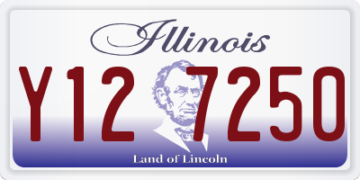 IL license plate Y127250
