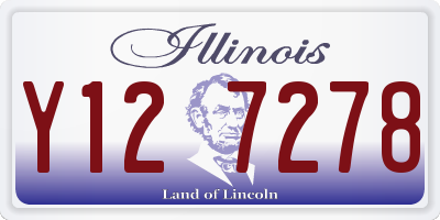 IL license plate Y127278
