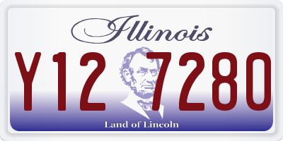 IL license plate Y127280