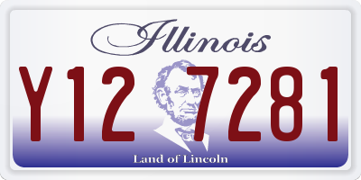 IL license plate Y127281