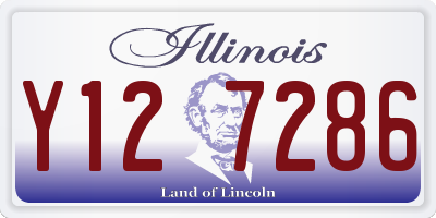 IL license plate Y127286