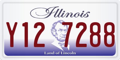 IL license plate Y127288