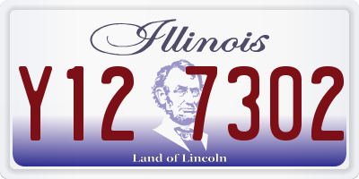 IL license plate Y127302