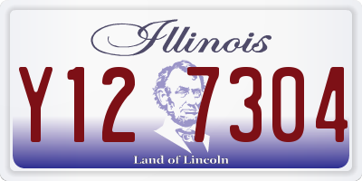 IL license plate Y127304