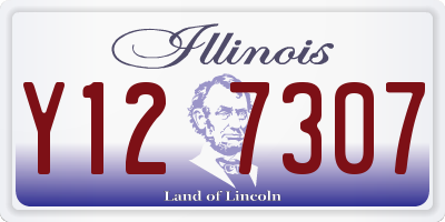 IL license plate Y127307