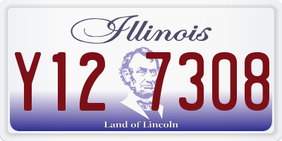 IL license plate Y127308