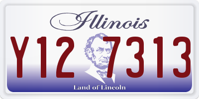 IL license plate Y127313