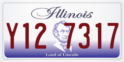 IL license plate Y127317