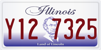 IL license plate Y127325
