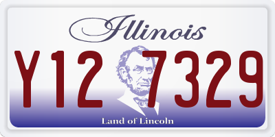 IL license plate Y127329