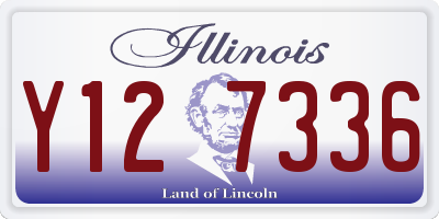 IL license plate Y127336