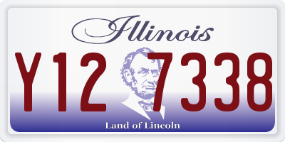 IL license plate Y127338