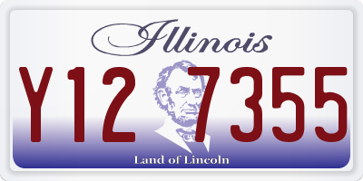 IL license plate Y127355
