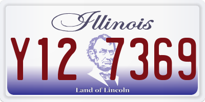 IL license plate Y127369