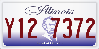 IL license plate Y127372