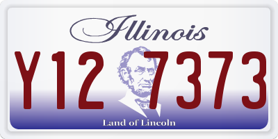 IL license plate Y127373