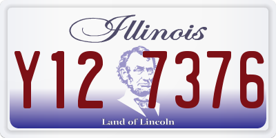IL license plate Y127376