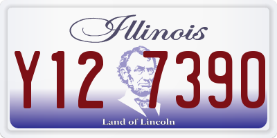 IL license plate Y127390