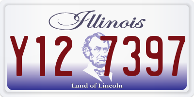 IL license plate Y127397