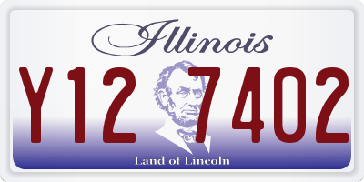 IL license plate Y127402