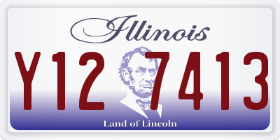 IL license plate Y127413