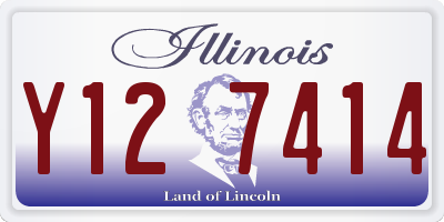IL license plate Y127414