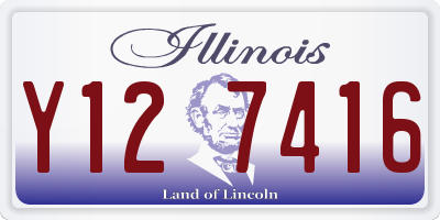 IL license plate Y127416