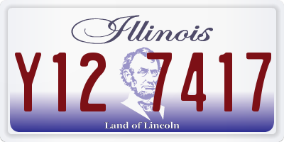 IL license plate Y127417