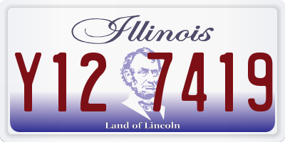IL license plate Y127419