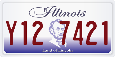 IL license plate Y127421