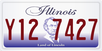 IL license plate Y127427