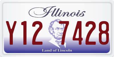IL license plate Y127428