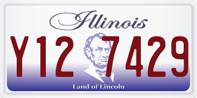 IL license plate Y127429