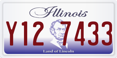 IL license plate Y127433