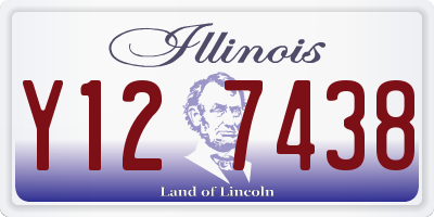 IL license plate Y127438