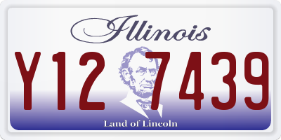 IL license plate Y127439