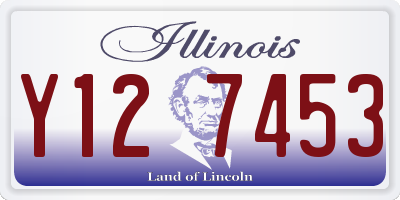 IL license plate Y127453