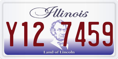 IL license plate Y127459