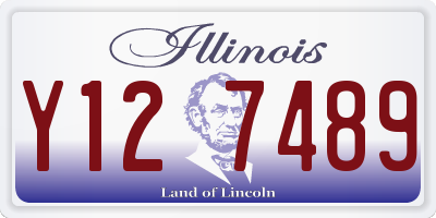 IL license plate Y127489