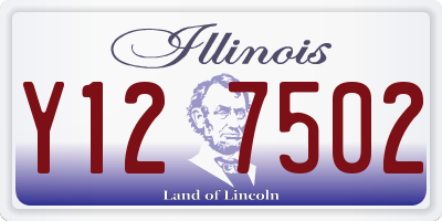IL license plate Y127502