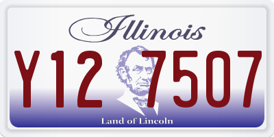 IL license plate Y127507