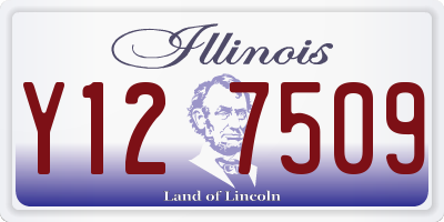 IL license plate Y127509