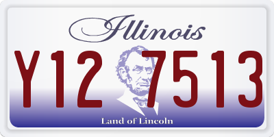 IL license plate Y127513