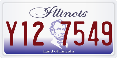 IL license plate Y127549